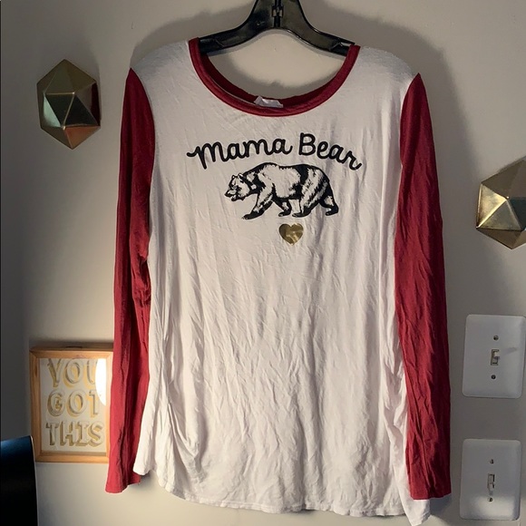 Ruby & Lace Maternity “Mama Bear” TShirt - Size XL - Picture 1 of 3